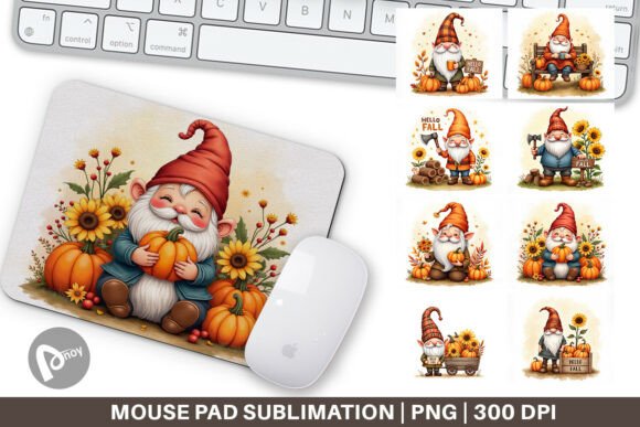 Autumn Gnome Mouse Pad PNG: A Practical Evaluation for Desk Customization