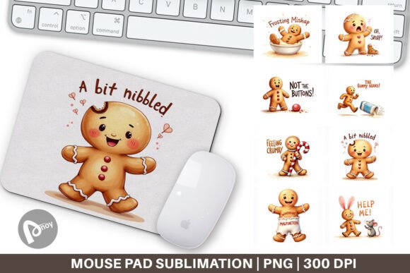 Gingerbread Mouse Pad PNG: A Fun Way to Upgrade Your Workspace