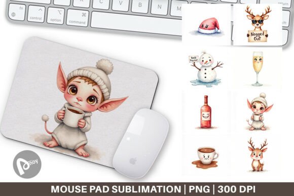 Holiday Hangover Meets Desk Decor: The Sublimation Mouse Pad That Transforms Your Workspace