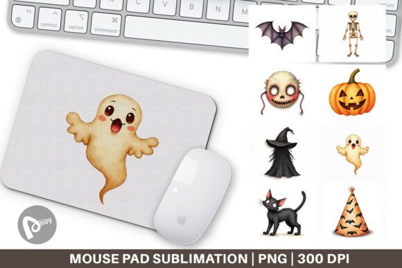 How a Retro Halloween Mouse Pad PNG Brings Vintage Charm to Your Desk Setup