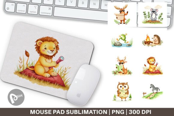 How a Sublimation Mouse Pad with Wild Animal Adventures Transforms Your Workspace into a Productivity Sanctuary