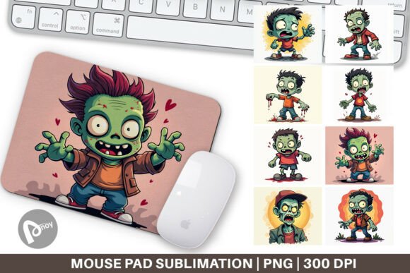 How a Zombie Mouse Pad PNG Can Elevate Your Workspace and Workflow