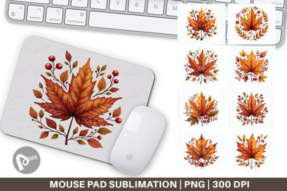 How an Autumn Watercolor Mouse Pad Redefines Desktop Aesthetics and Daily Productivity
