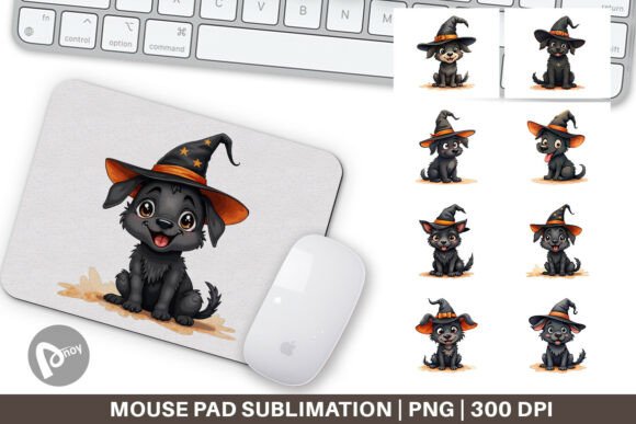 How the Mouse Pad Witchy Pup Combines Style and Function for Your Desk Setup