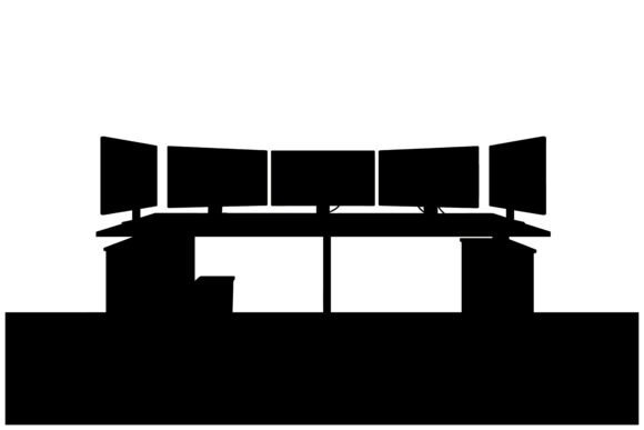 Modern Control Desk: The Hub of Digital Monitoring and Operations