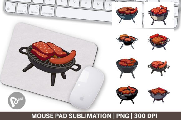 Mouse Pad BBQ Grill: Sublimation Designs That Transform Your Desk