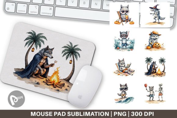 Mouse Pad Beachy Werewolf Howls: What to Know Before You Buy or Sublimate