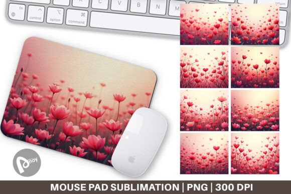 Mouse Pad Blooming Garden: A Sublime Fusion of Art and Function for Your Workspace