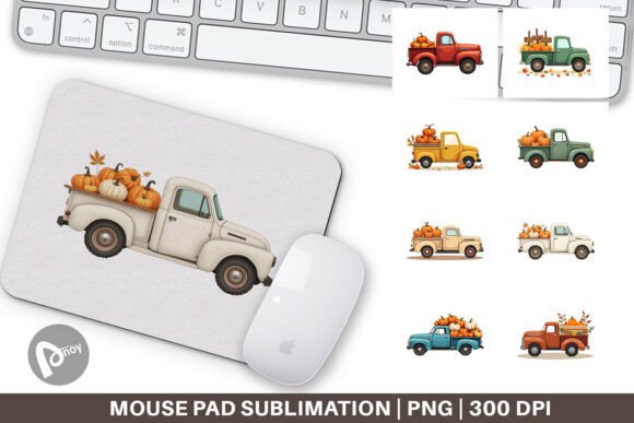Mouse Pad Boho Farm Trucks: A Creative Way to Refresh Your Desk Space