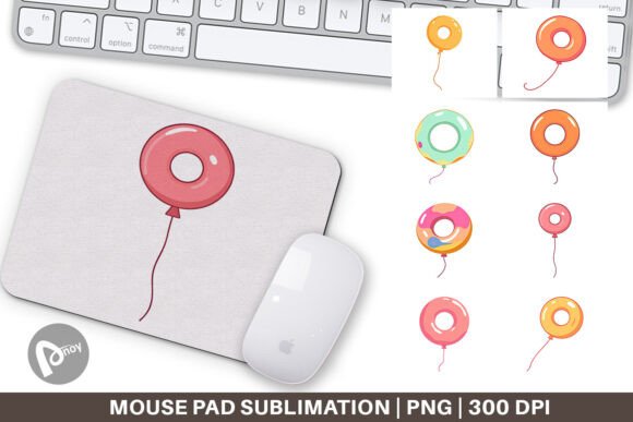Mouse Pad Donut Balloon: A Sweet Way to Upgrade Your Workspace