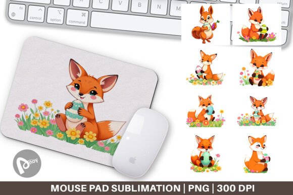 Mouse Pad Easter Fox: Design and Comfort Combined