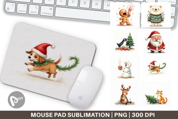 Mouse Pad Holiday Chaos Crew: Style Meets Function
