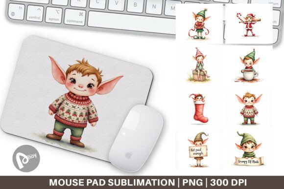 Mouse Pad Naughty Elves: Adding Personality and Purpose to Your Desk Setup