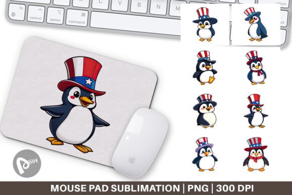 Mouse Pad Penguin Patriotic: A Creative Desk Upgrade
