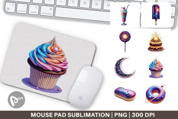 Mouse Pad Planetary Sweets: How Cosmic-Inspired Sublimation Designs Transform Your Desktop Experience