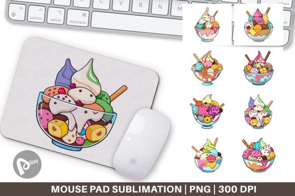 Mouse Pad Rainbow Ice Cream: Where Desk Style Meets Everyday Productivity