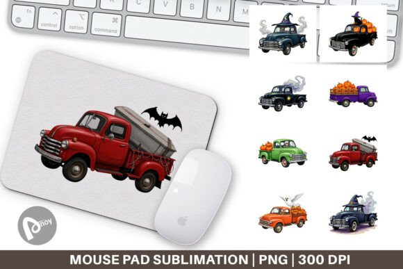 Mouse Pad Vintage Halloween Truck: Bring Seasonal Charm and Everyday Comfort to Your Desk