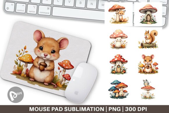 Mouse Pad Whimsical Woods: A Thoughtful Blend of Design and Desk Comfort