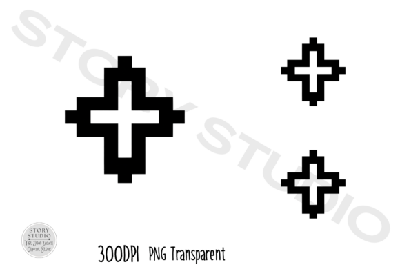 Pixel Art Cross Symbol Clipart Design: Retro Aesthetics for Modern Creative Projects