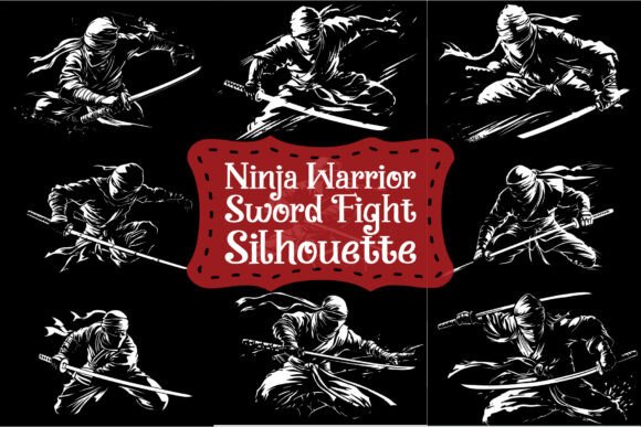 Stealth Warrior Sword Fighting Bundle2: Design Assets