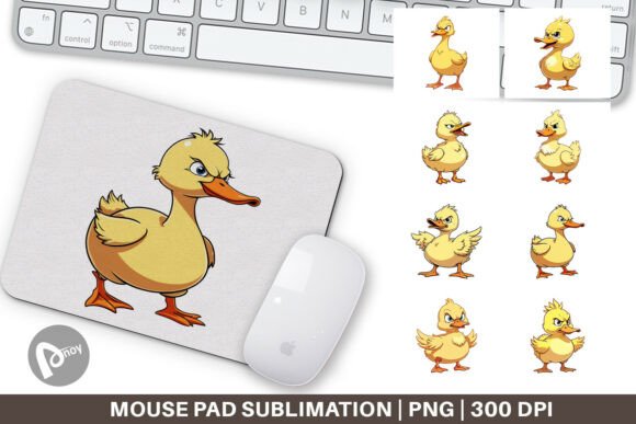 The Angry Duck Mouse Pad: Where Personality Meets Precision in Desk Design