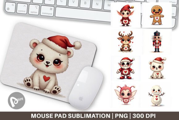 Transforming Your Workspace with the Creepy Cute Christmas Mouse Pad and Sublimation Mouse Pad