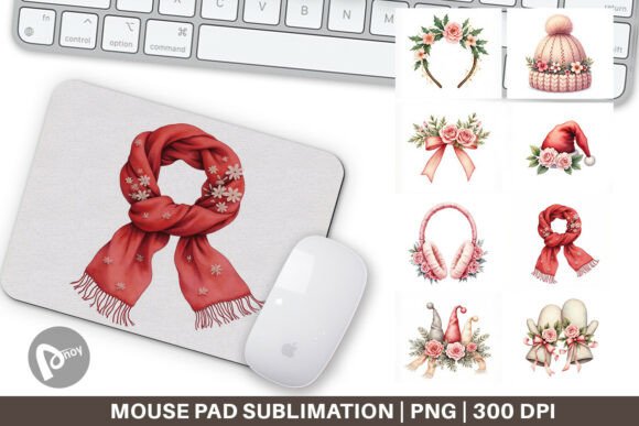 Watercolor Vintage Christmas Hats: A Festive Desk Upgrade for Productivity and Comfort
