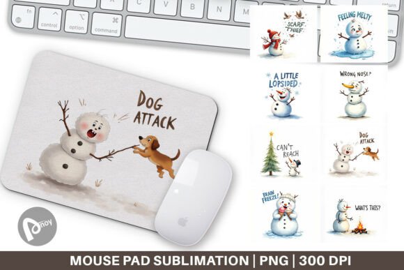 Why a Snowman Mouse Pad PNG Brings Unexpected Charm to Your Desk
